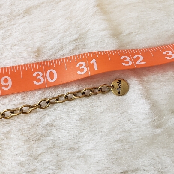 STELLA & DOT Long Bohemian Statement Fringe Pendant Necklace - Picture 6 of 6